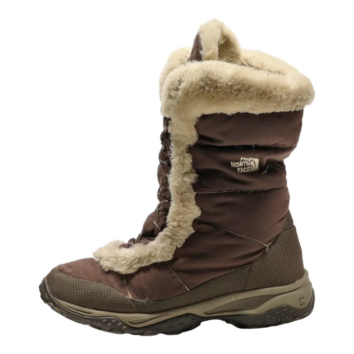 THE NORTH FACE Snow Boots Brown Synthetic Womens UK 6
