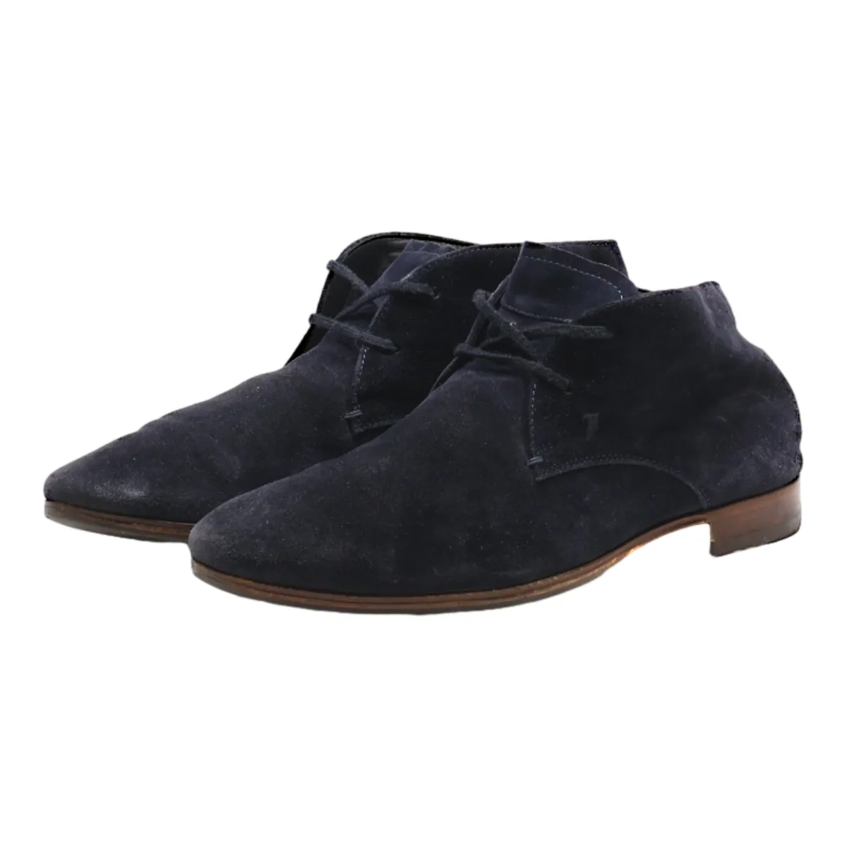 TODS Desert Boots Blue Suede Mens UK 7