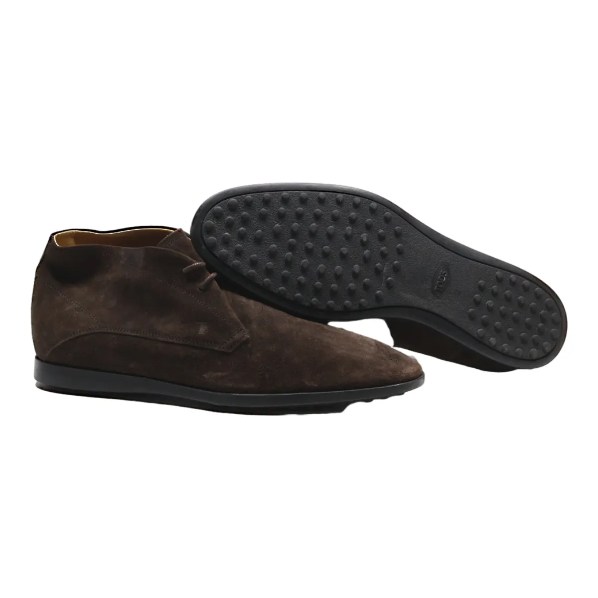 TODS Desert Boots Brown Leather Mens UK 8.5