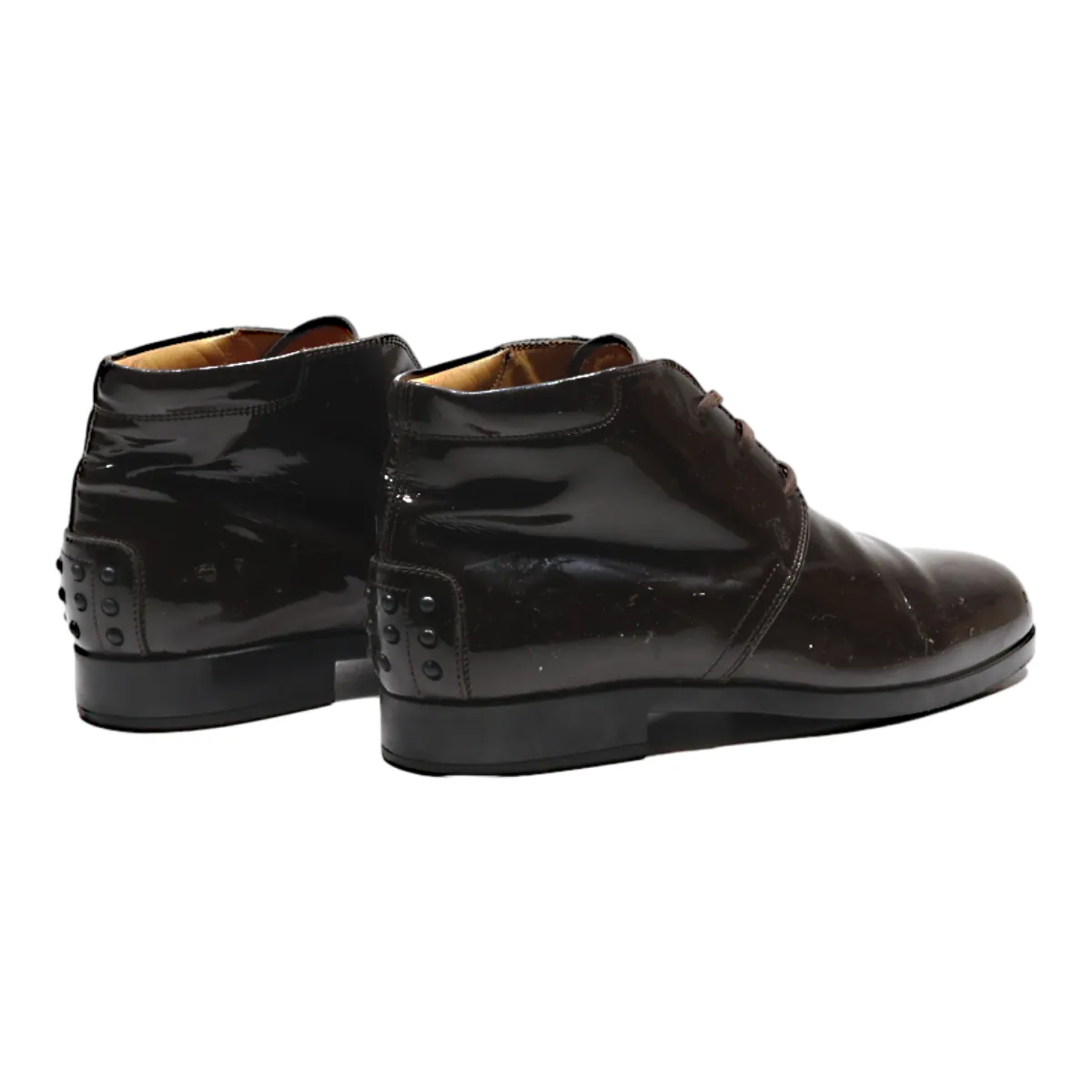 TODS Desert Boots Brown Leather Womens UK 5