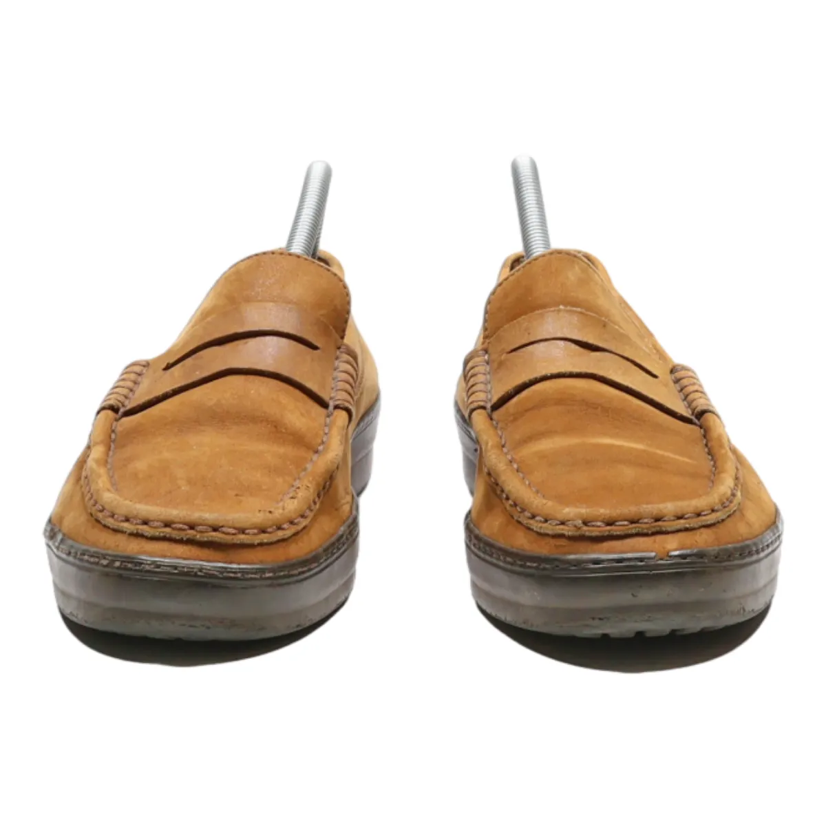 TODS Loafer Shoes Brown Leather Mens UK 7