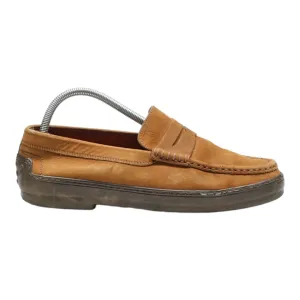 TODS Loafer Shoes Brown Leather Mens UK 7 TODS Loafer Shoes Brown Leather Mens UK 7