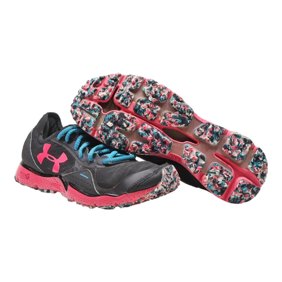 UNDER ARMOUR Sneaker Trainers Black Synthetic Womens UK 5.5