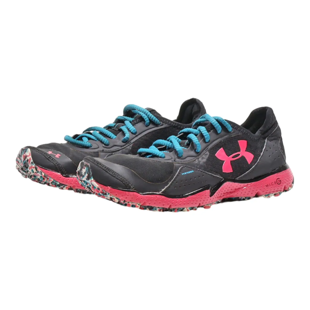 UNDER ARMOUR Sneaker Trainers Black Synthetic Womens UK 5.5