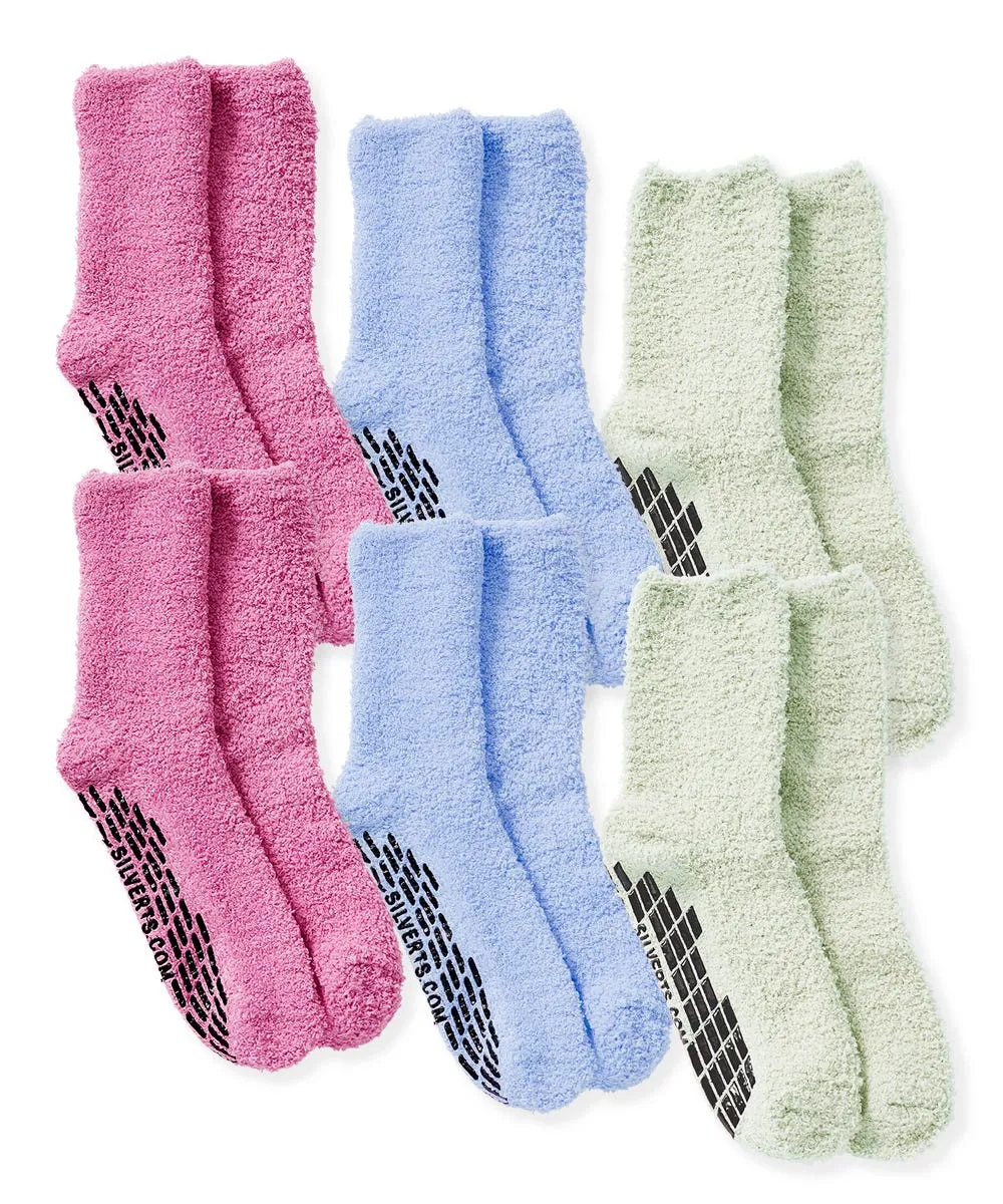 Unisex Hospital Slipper-Grip Socks - 6 Pack - Clearance