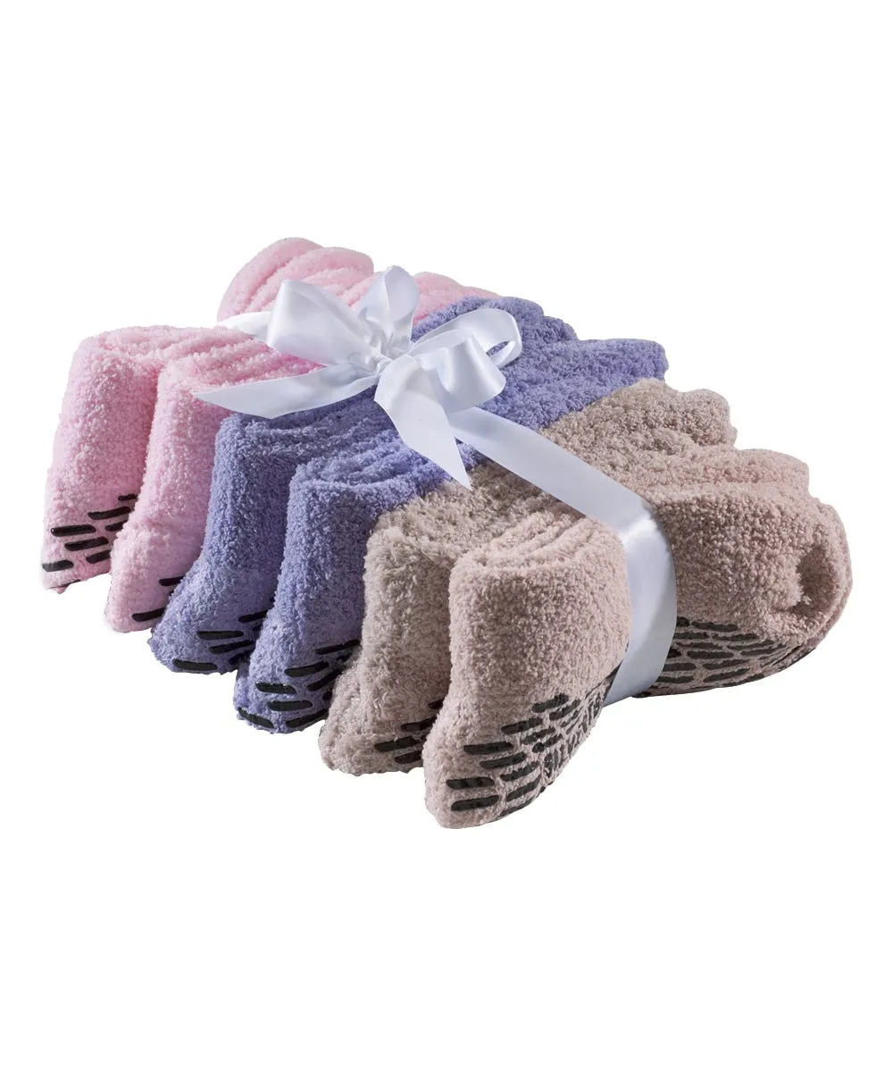Unisex Hospital Slipper-Grip Socks - 6 Pack - Clearance