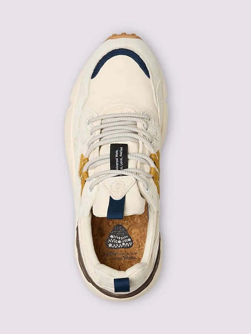 Universal Works X Flower Mountain Yamano 3 Ecru Brown Shoes