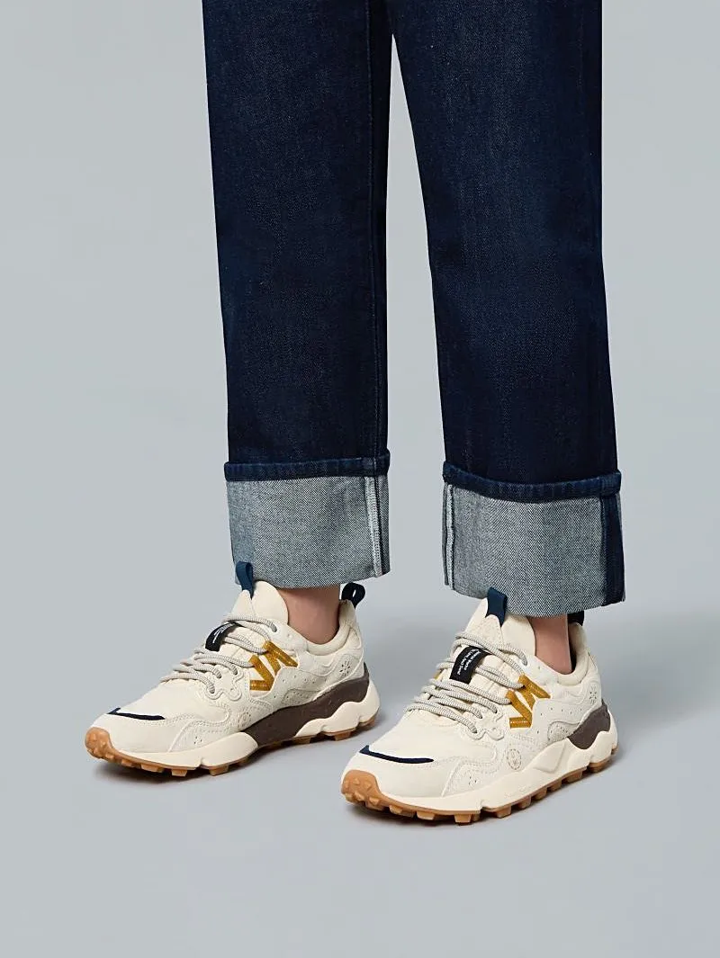 Universal Works X Flower Mountain Yamano 3 Ecru Brown Shoes