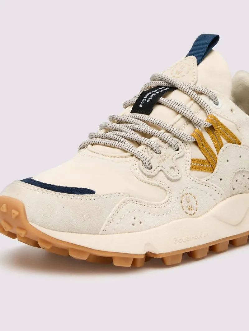 Universal Works X Flower Mountain Yamano 3 Ecru Brown Shoes