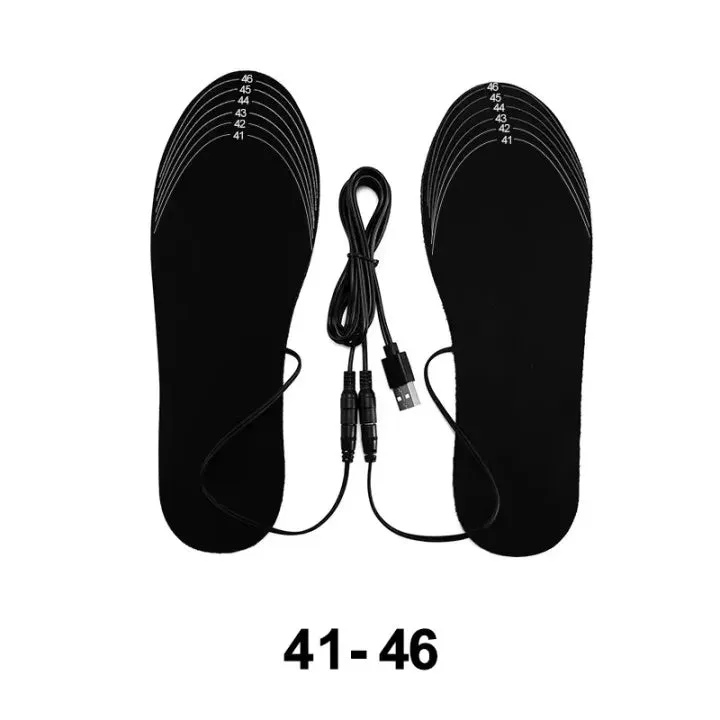 USB Rechargeable Heated Insoles - Custom Fit Winter Foot Warmers!