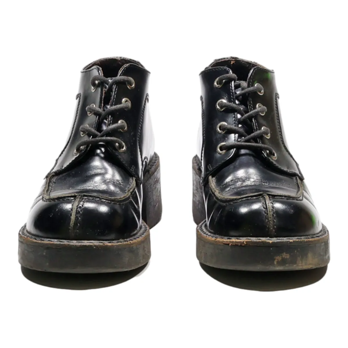 VAGA BOND Ankle Boots Black Leather Womens UK 6