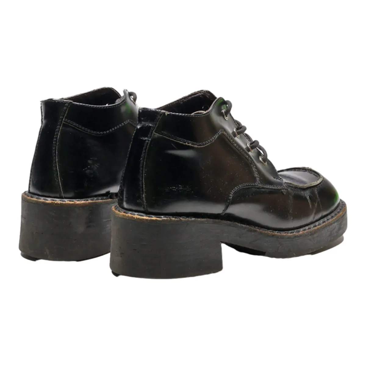VAGA BOND Ankle Boots Black Leather Womens UK 6