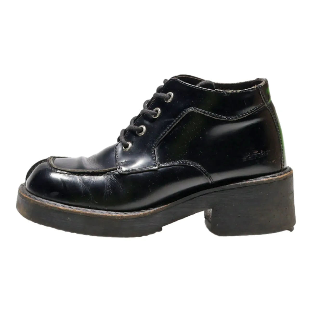 VAGA BOND Ankle Boots Black Leather Womens UK 6