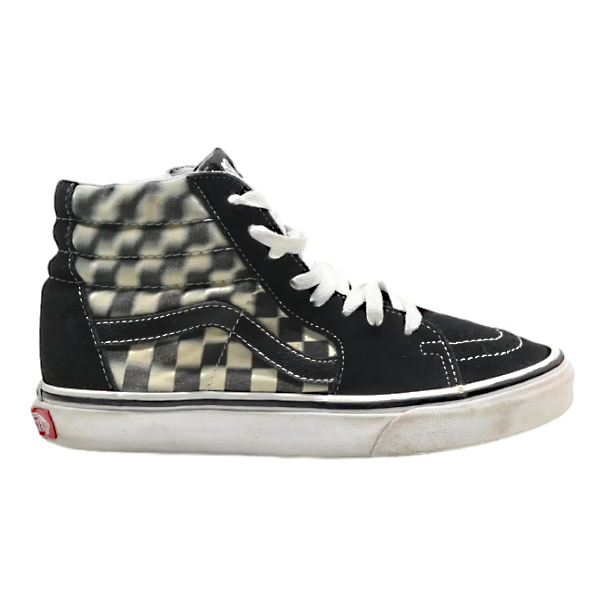 VANS Authentic High Top Trainers Black Suede Womens UK 4.5