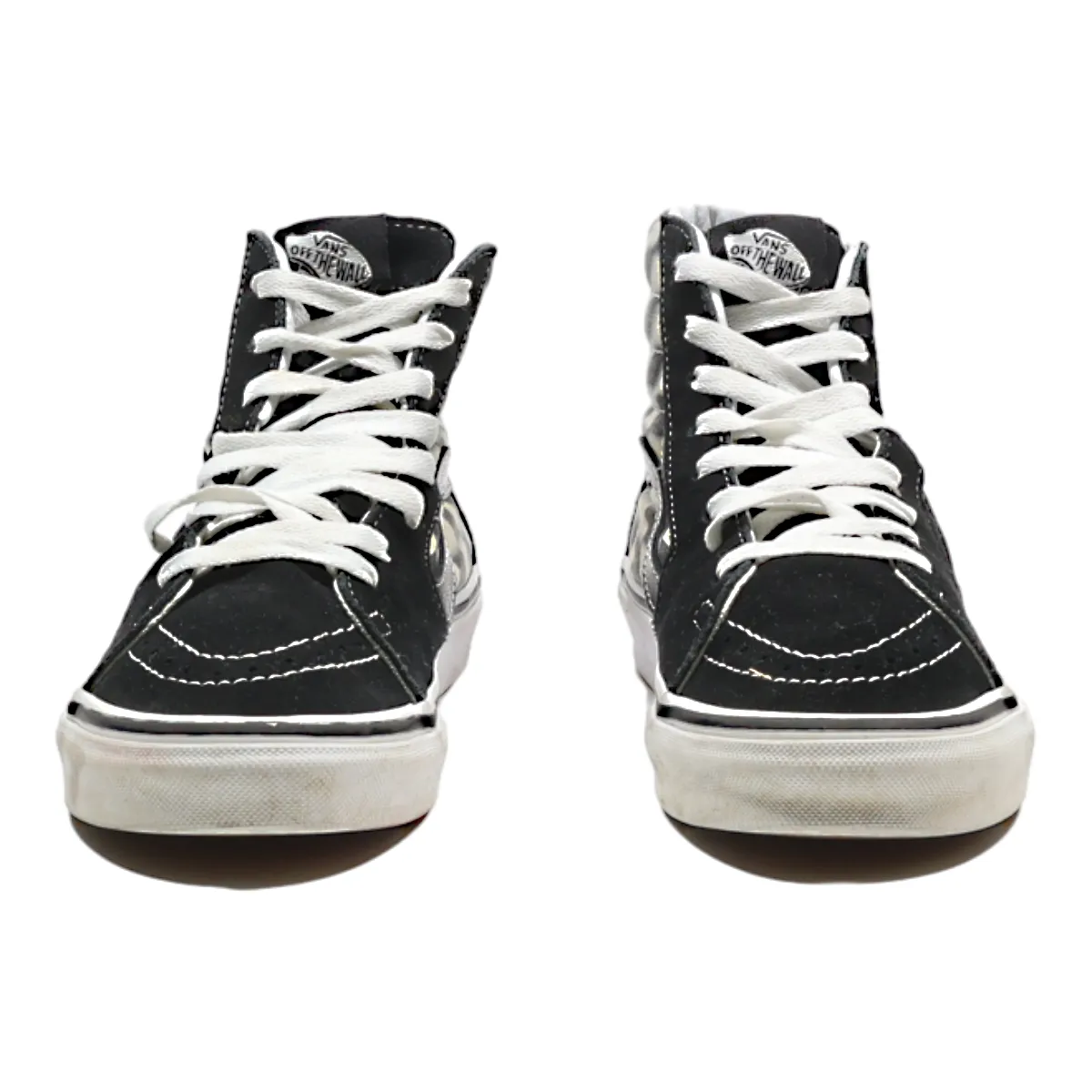 VANS Authentic High Top Trainers Black Suede Womens UK 4.5