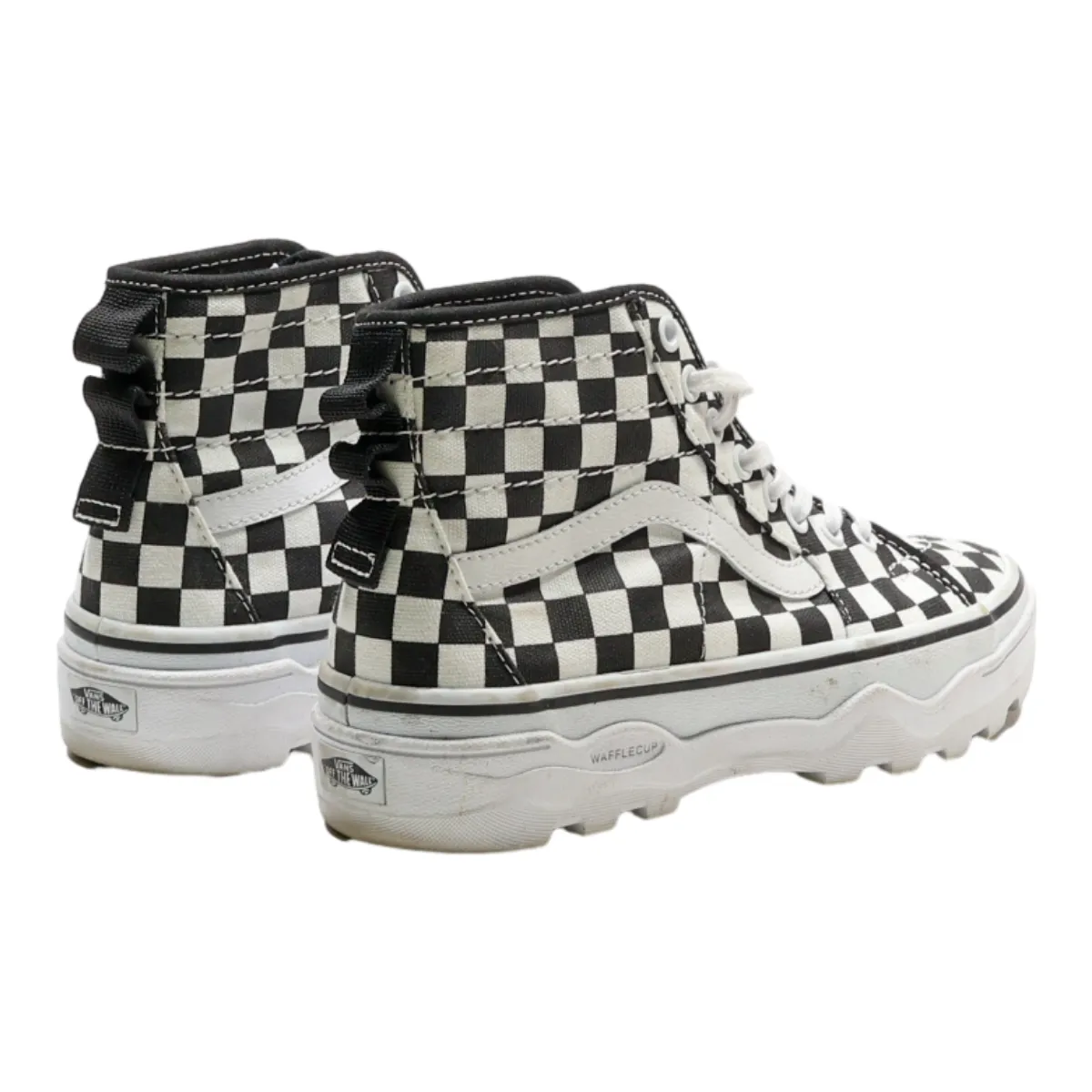 VANS Authentic High Top Trainers White Synthetic Womens UK 4.5