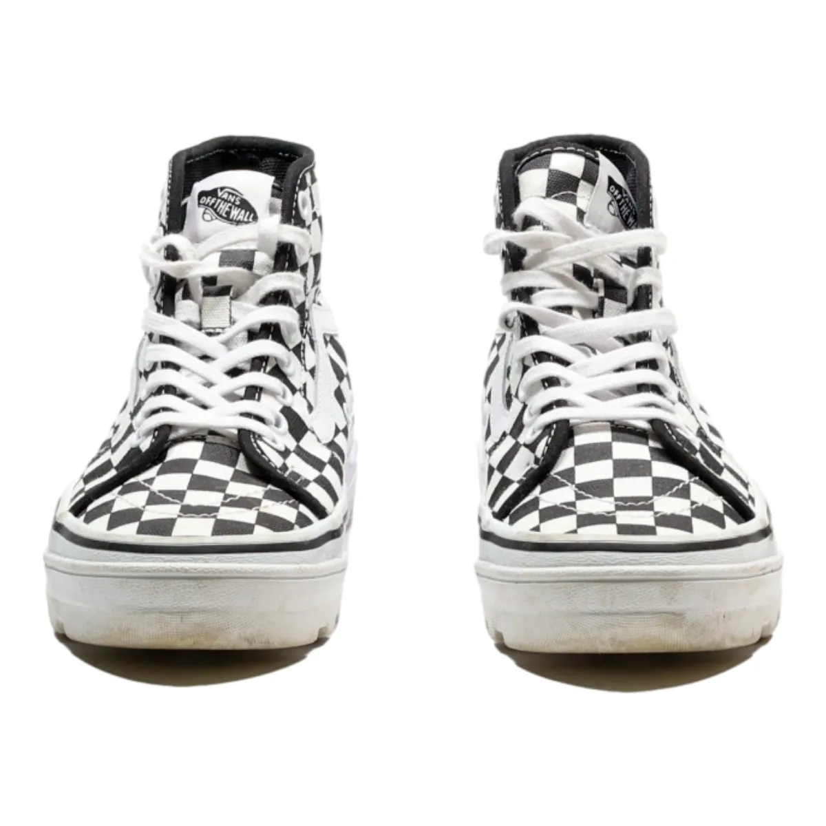 VANS Authentic High Top Trainers White Synthetic Womens UK 4.5