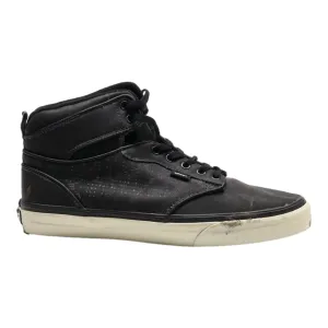 VANS High Top Trainers Black Synthetic Mens UK 9.5