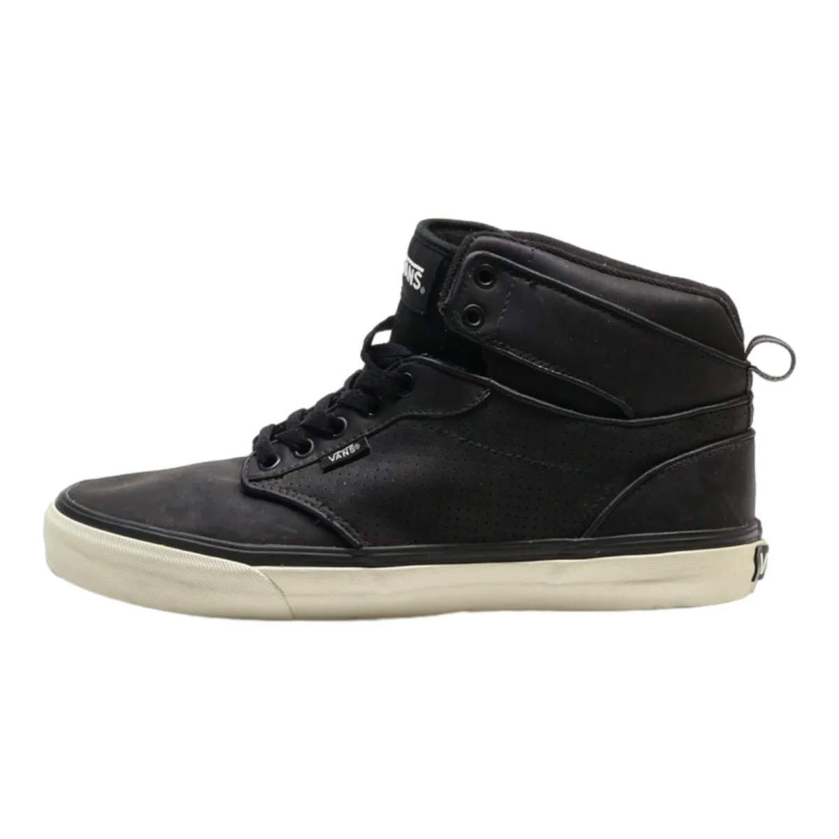 VANS High Top Trainers Black Synthetic Mens UK 9.5