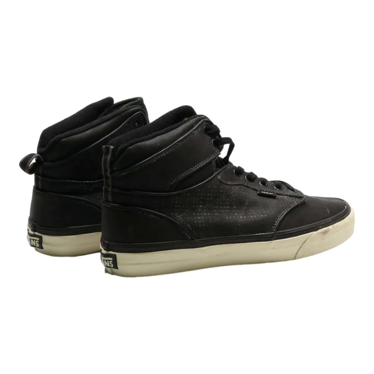 VANS High Top Trainers Black Synthetic Mens UK 9.5