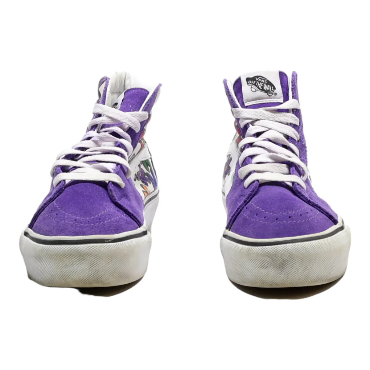 VANS High Top Trainers Purple Synthetic Womens UK 6