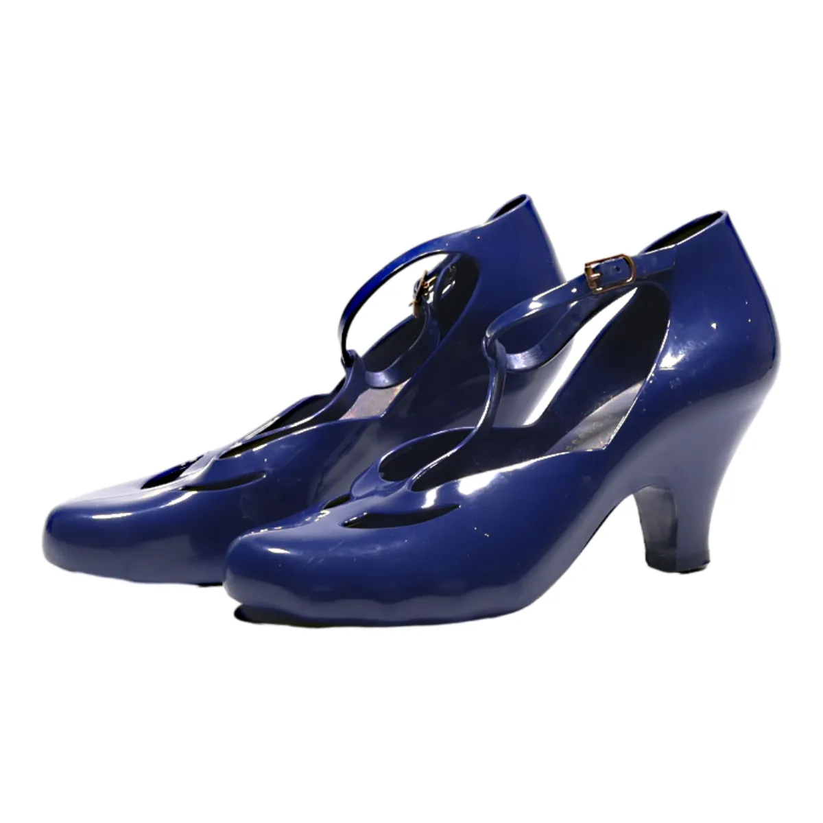 VIVIENNE WESTWOOD Strappy Heels Blue Synthetic Womens UK 7