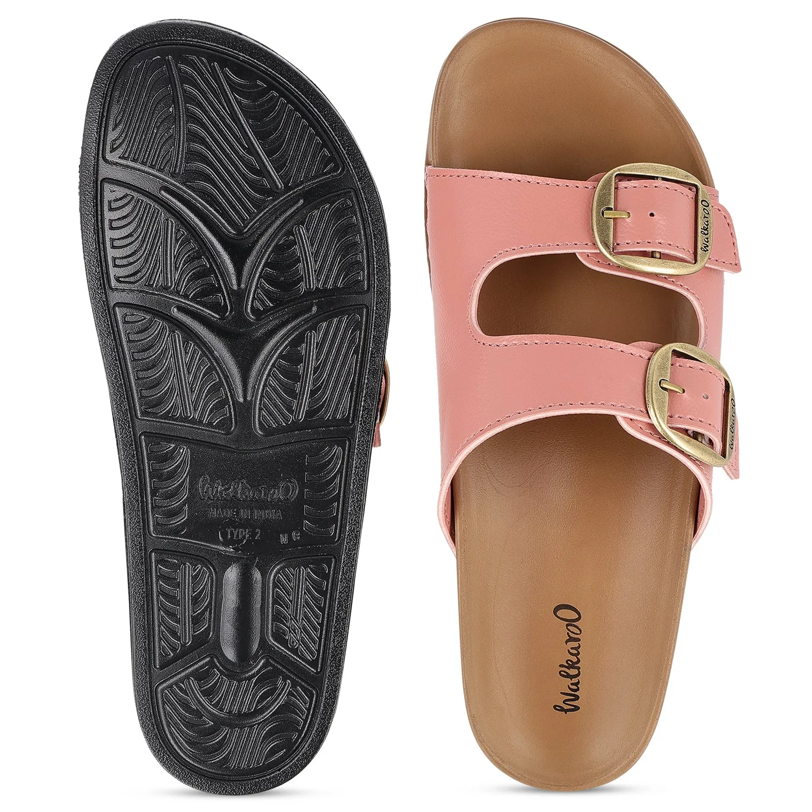 Women's Daily Wear Comfort Sandals - WE2500 Peach