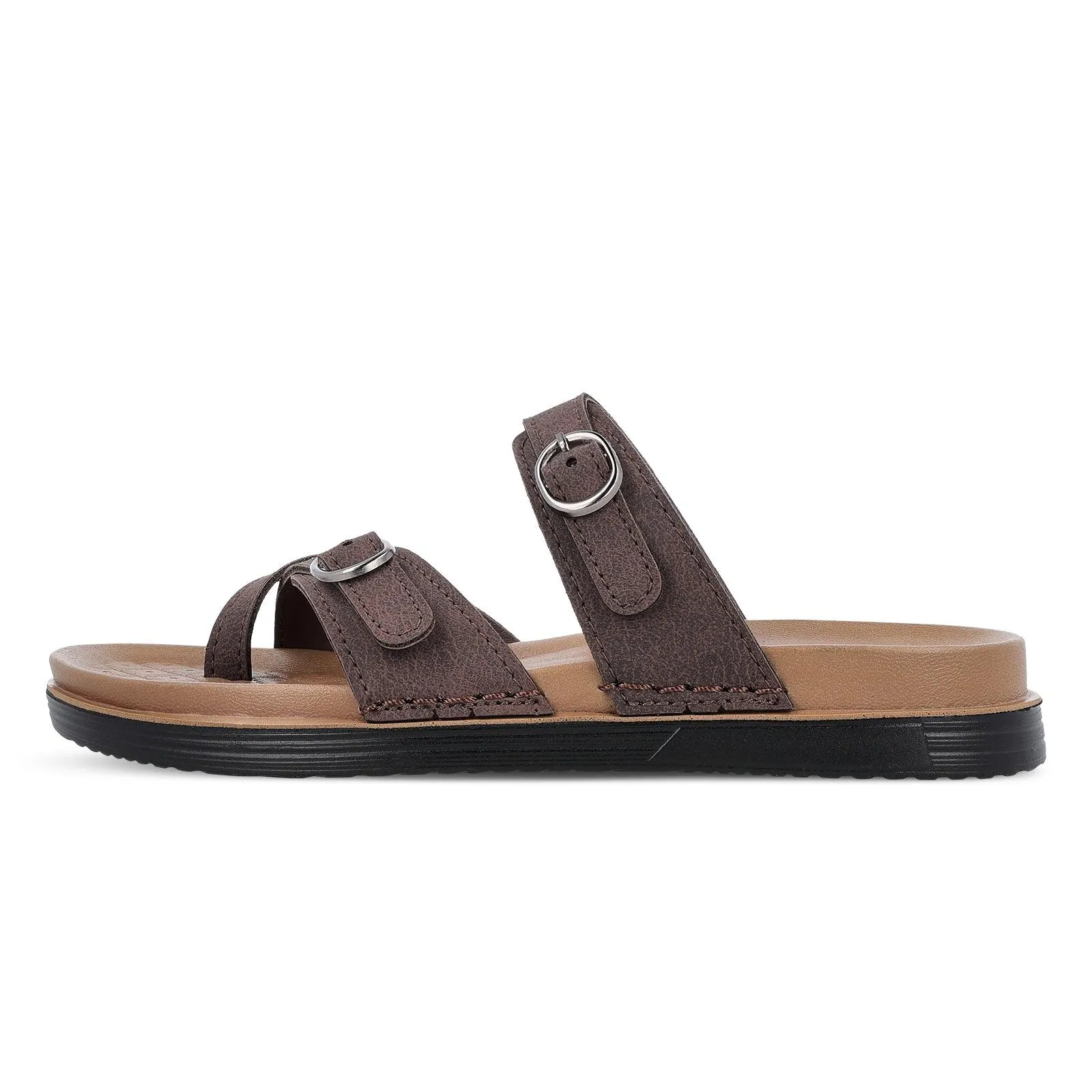 Women's Daily Wear Comfort Sandals - WE2501 BROWN