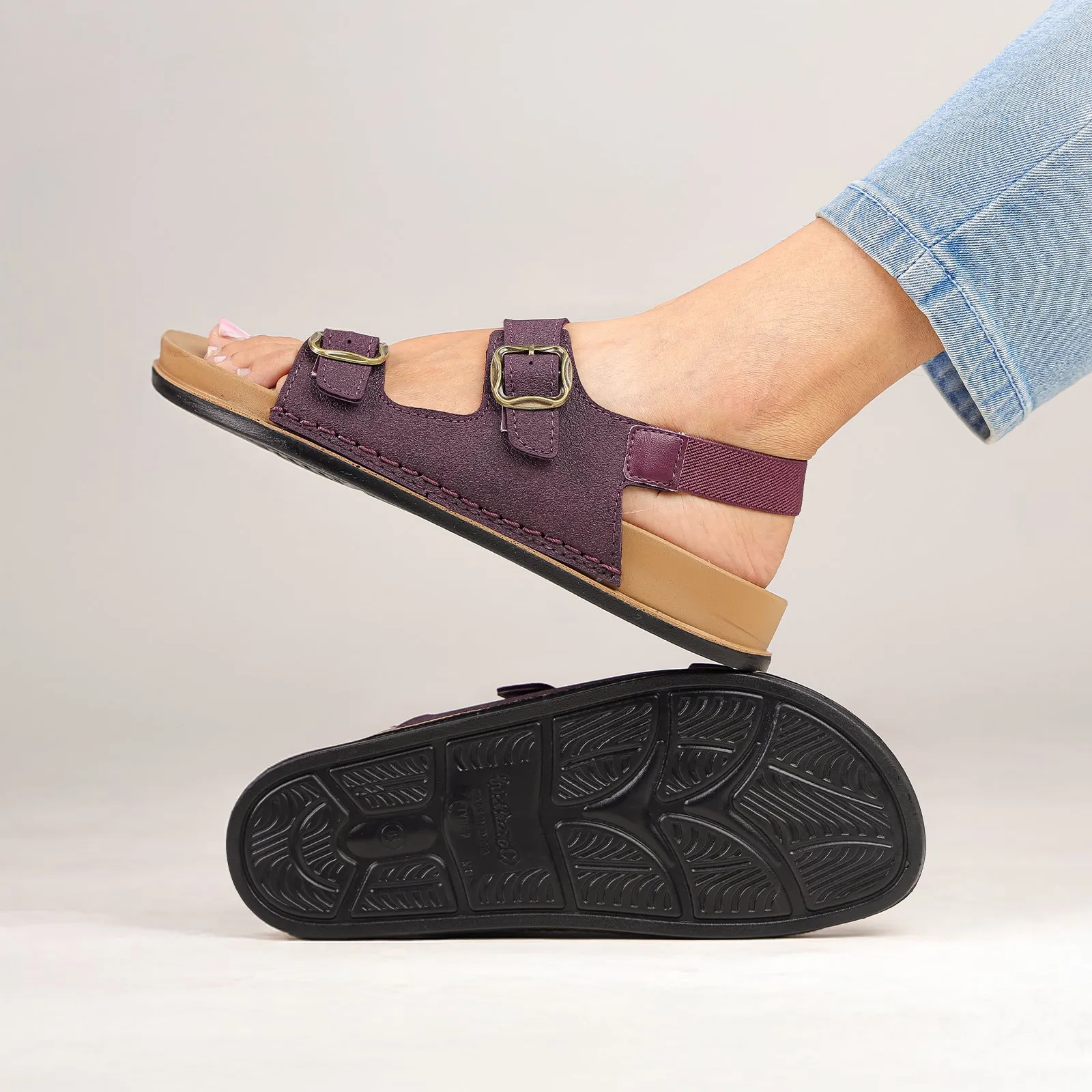 Women's Daily Wear Comfort Sandals - WE2902 Purple
