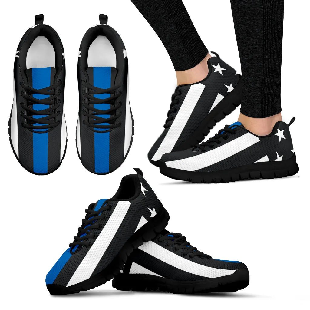 Women's - Thin Blue Line Sneakers - Type 2